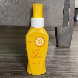 It’s a 10 miracle leave in for BLONDES